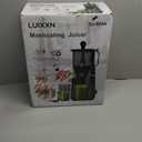 Cold Press Juicer, 5.8" Wide Feed Chute Juice Extractor Machine with 400W, High Juice Yield, Slow Masticating Juicer for Whole Vegetables & Fruits, Light Grey