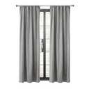 Curtains, Gray 95" X 50", Count of 1