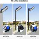 42000LM LED Parking Lot Light, 3 Pack 100W Stadium Light with Photocell, Super Bright 6500K Barn Lights Dusk to Dawn IP67 Waterproof Security LED Exterior Lights for Yard, Roadways, Streetlight100W