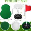 9 Set Golf Flag Centerpieces for Table Hole in One Party Decorations Include Ball Sand Trap Red Flags Plastic Flag Stand for Golf Themed Birthday Party Decor