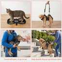 Ownpets Pet Grooming Hammock, Dog Grooming Hammock with Carabiners, Breathable Pet Grooming Harness Sling for Grooming, Hair Nail Trimming Cutting & More, S