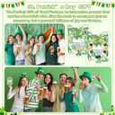 Ferreve 989 Pcs Christian St. Patrick's Day Beads Necklaces Gift DIY Green Shamrocks Craft for Jewelry Making 25 Irish Blessing Cards Cross Charm Clover Bracelet for Church Religious God Gifts