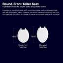 KOHLER 25876-0 Hyten 3" Height, Elevated Soft Close Round Toilet Seat, Contoured Seat with Grip-Tight Bumpers, Quick-Attach Hardware, White