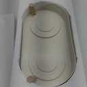 Raised Cat Food and Water Bowl Set - Elevated Ceramic Dishes With Non-Slip Stand and Splash Guard for Small Dogs - 2 x 480 ML (16.2 OZ) (White)