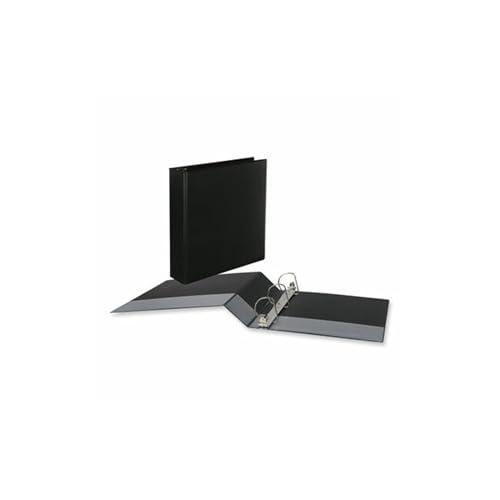 Slant D-Ring View Binder, 3 Rings, 2" Capacity, 13 X17,5 , Black, 6/Carton, 1 Pack