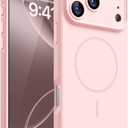 4 x Magnetic for iPhone 17 Pro Max Case, [Matte Solid Color] [Full Camera Protection] Protective Case for iPhone 17 Pro Max - Pink