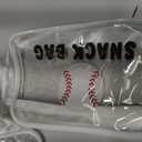12-Pack Baseball Snack Bags with Handles, Clear PVC Waterproof Reusable Zipper Pouches, Stand-Up Treat Goody Bags for Sports Team Practice Game Day Party Favors, Gifts for Coaches Players Fans, Tailgate Essentials