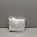 Velvet Couch Cover, Washable Sectional Sofa Cover, Anti Slip Sofa Slipcover for 3 Cushion Couch Sofa L Shaped Armrest Backrest, Furniture Protector Covers for Pets Kids(White, Only 1 PCS)