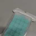 ZZGX Upgrade 2PCS Silicone Suction Cup Phone Case Mount Holder, Phone Accessory Holder Non Slip Phone Suction Cup Mat for Mirror Bathroom Home Kitchen (Turquoise, Double Sided)