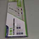 Electric Spin Scrubber, Cordless Cleaning Brush, Shower Scrubber with 8 Replaceable Brush Head, Power Cleaning Brush with Extension Handle, 2 Adjustable Speed, for Bathtub Tile Floor (Pink)