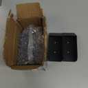 2 Pair 30Stairs Railing Stainless Steel Deck Bracket Connector for 2"X4" (Actual 1.5"X3.5") Railing Wood Posts for Deck Handrails,Railing Stairs,Fences