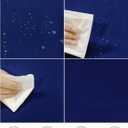 Fokitut 2 Pack Waterproof Round Tablecloth, 90 Inch, Stain Resistant and Wrinkle Polyester Table Cloth, Fabric Table Cover for Kitchen Dining, Wedding, Party, Holiday Dinner-Royal Blue