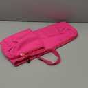 YCQDDA 34-Inch Mahjong Mat Bag, Heavy-Duty Canvas Carrying Bag with Center Dual Handles & Smooth Zipper, Fits Mahjong Mat, Racks & Tiles, All-in-One Travel Storage Bag (Pink)