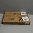 TEAMIX 20 inch Monitor Riser, Sturdy Wood Desktop Riser for TV/PC/Laptop/Printer, TV Riser Stand Computer Shelf with Storage for Home Office (Black+Brown)