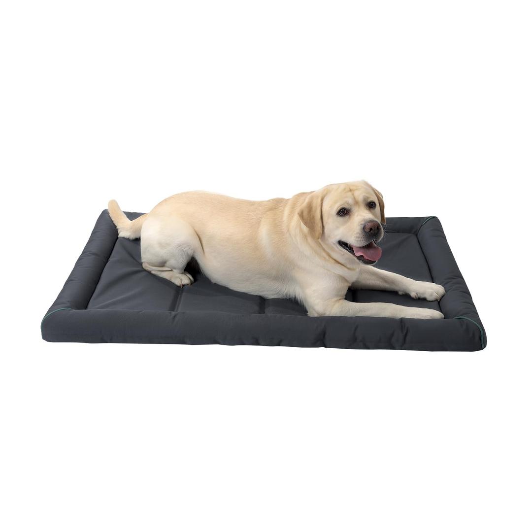 BALANCE Heavy Duty Oxford Dog Bed for Extra Large Dogs, Waterproof Dogs Crates Pad Outdoor 2XL Dog Crate Mat, Wipe Clean & Easy Rinse, 48 inch