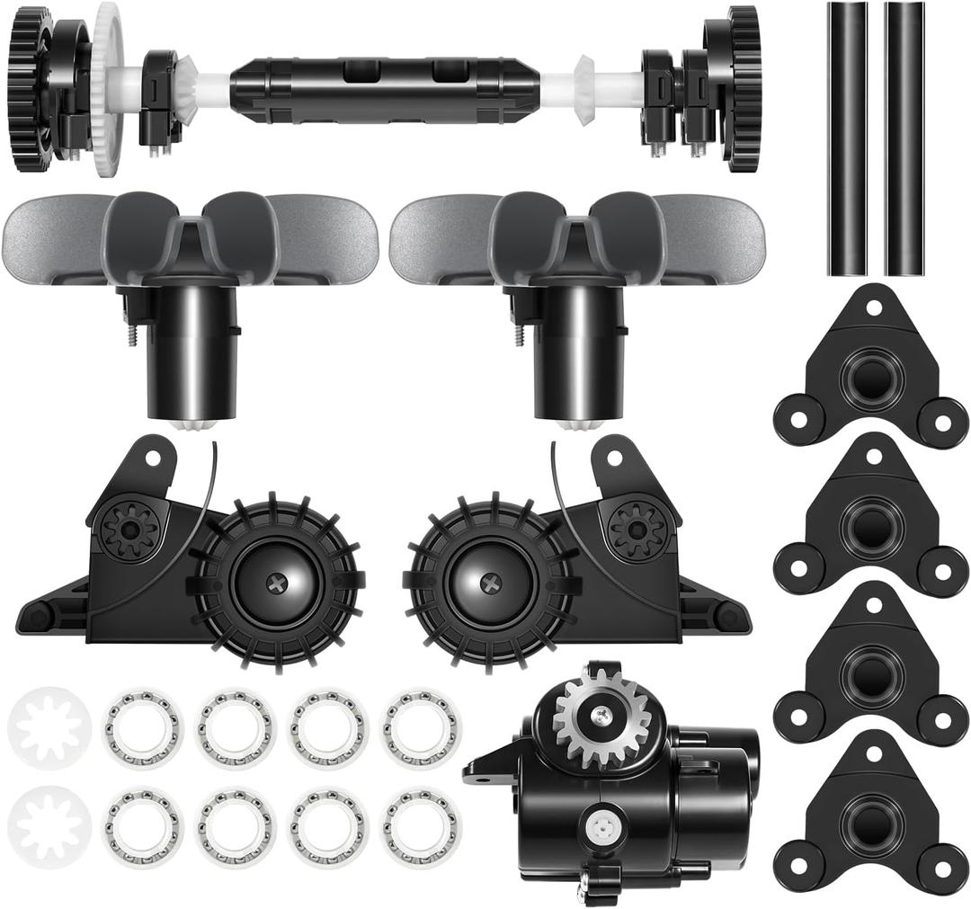 Replacement Tune Up Kit Fit for Polaris Quattro P40 P4000 Pool Cleaners, Rebuild Parts R0995100 with Drive Shaft, GearBoxs, Axles, Bearings and Cyclonic Turbines Replacement Tune Up Kit Fit for Polaris Quattro P40 P4000 Pool Cleaners, Rebuild Parts R0995100 with Drive Shaft, GearBoxs, Axles, Bearings and Cyclonic Turbines