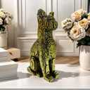 Owl Statue Garden Decor, Resin Waterproof Halloween Indoor Outdoor Lawn Yard Patio Office Living Room Decoration Gifts for Mom Women (8.3 Inch) (Bronze)