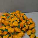 Marubhumi 5 PC 5 Feet Long Strands Artificial Marigold Flowers with Gulchadi Garland for Diwali Decor, Garland for Decoration, Diwali Decorations for Home, Christmas Decor Wedding Decor (Mango)