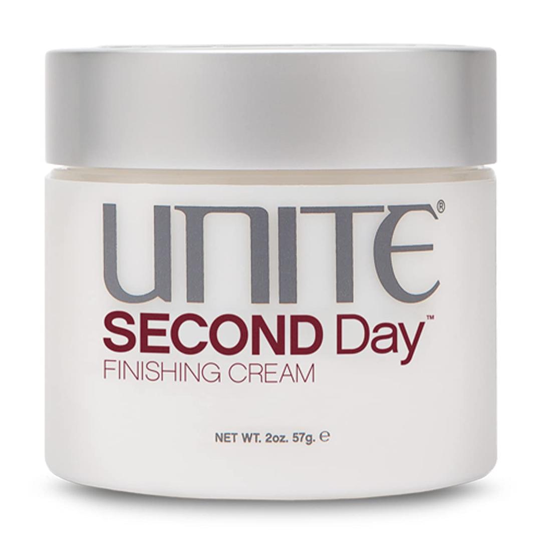 UNITE Hair - SECOND Day - Texturizing Finishing Cream for Effortless, Lived-In Texture - Frizz Control, Thermal Protection - Suitable for All Hair Types, 4 Fl Oz