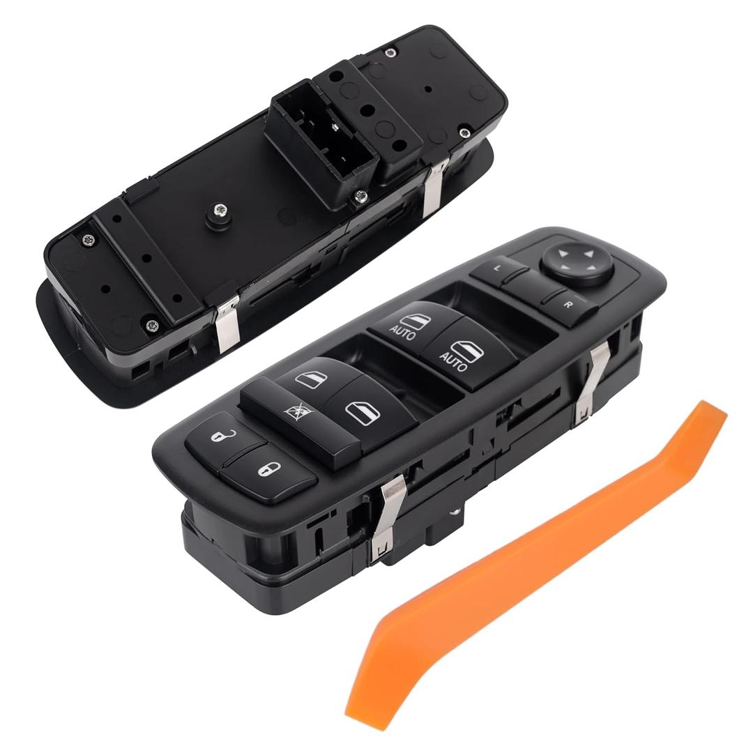 BlueStars 68139805AB Power Master Window Switch - for 2015-2017 Chrysler 200, 2011-2020 Chrysler 300, 2011-2019 Dodge Charger, 2016-2022 Ram 1500 2500 3500 - Replaces 56046823AE | 3+8 Pins
