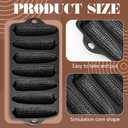Reallnaive 1 Pc Cast Iron Corn stick Pan Corn Bread Molds with 7 Corncob Sticks Cornbread Loaf Cakes Corndog Baking Compatible with Oven, Stovetop, Grill, and Campfires