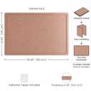 Fluxynara Felt Bulletin Board, 35.4"x23.6", Boho