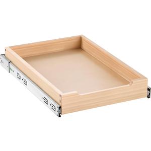 VEVOR Pull Out Cabinet Organizer, 14"W x 21"D Cabinet Drawer, Soft Close Slide out Shelf, Heavy-Duty Sliding Wood Drawer, Bottom Mount Size14.5"W x 23"Dand Side Mount Size15"W x 23"D