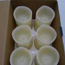 H-BLOSSOM Flickering Flameless Candles Battery Operated Real Wax Pillar Candles LED Candles with Cycling 5H Timer Pack of 6 (3" x 6")