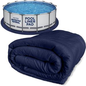 Shop Square 15-Foot Pool Liner Pad for Above Ground Pools - Under Pool Padding, Above Ground Pool Pad, Puncture Protection, Extend Liner Life, Durable Geotextile Material