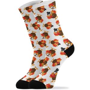 Athletic Crew Socks Over the Calf Tube Socks Peformance Cushion For Men Women (One Size, Color 24)