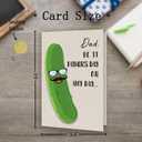 2 x Funny Father's Day Card, Happy Fathers Day Gift for Dad GrandpaHilarious Fathers Day Card from Daughter Son Kids