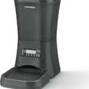 DOGNESS 9L Dog Feeders for Large Dogs, Automatic Dog Feeder with Timer Extra Large, Programmable Auto Pet Food Dispenser Feeder, Portion Control, Voice Recording, Battery and Plug-in Power (Black)