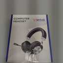 Wantek Headset wtih Mic, USB Headset with Microphone for PC, Computer Headset with Noise Canceling Microphone with Mute for Work Home Office Online Skype Zoom Meetings (USB & 3.5mm -882M)