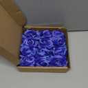 Yilloog 12 Pack Rose Hair Clip Flower 2.8'' Hairpin Floral Brooch Floral Hairclips Mexican Flowers Hairpin Party Supplies for Women Rose Hair Accessories Wedding Pack(Royal Blue)