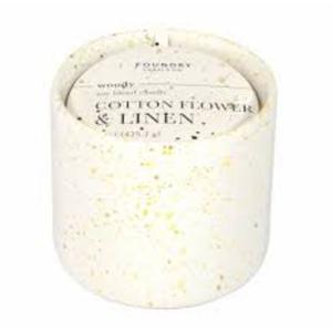Foundry Candle Co. Cotton Flower & Linen, 16 oz