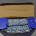 MIULEE Pack of 4 Couch Throw Pillow Covers 24x24 Inch Neutral Blue Soft Decorative Chenille Pillow Covers Farmhouse Accent Cushion Covers for Boho Western Spring Coastal Decor Sofa Bed Living Room