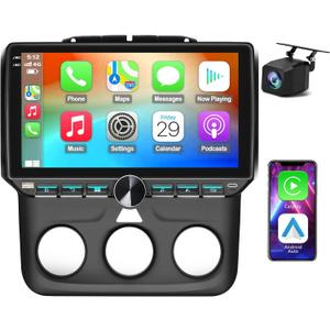 4G+64G Android 13 Car Radio For Dodge RAM 1500 2500 3500 Upgrade 2013 2014 2015 2016 2017 2018 With Wireless CarPlay Andriod Auto 10.1 Inch 1280*720 Touchscreen Head Unit 5GWIFI FM RDS Backup Camera