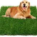 Grass Pad for Dogs Potty, 33x20.8 Inch Dog Grass Pad, Reusable Pee Fake Grass Mat for Pets Potty Training, Washable Pee Pads for Dog Indoor Outdoor Use