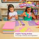 Colorations Construction Paper for Kids - 7 Bright Colors - 600 Bulk Sheets of 9"X12" - Assorted Pack of Heavy-Duty Craft Paper, Bulk School Supplies