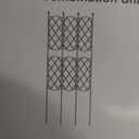 Garden Trellis for Climbing Plants Outdoor, 4 FT Tall Plant Support Trellis Cage for Indoor Potted Plants, Plant Trellises Frame for Vines, Flowers, Vegetable, Rustproof Lattice Grid Panels