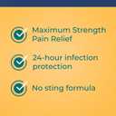 2 x Neosporin + Maximum-Strength Pain Relief Dual Action Ointment, First Aid Topical Antibiotic & Analgesic Ointment for 24-Hour Infection Protection with Bacitracin Zinc & Pramoxine HCl,.5 oz (0.5 Ounce)