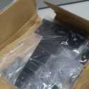 HOME MASTER HARDWARE 10 Inch T-Strap Heavy Duty Shed Door Hinges - Black, for Outdoor Barns and Wooden Fences, 6 Pack with Screws