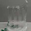 Sipobuy 4-Tier 28 Eggs Automatic Rolling Dispenser, Space-Saving Tray Organizer Holder for Refrigerator, Kitchen, Cabinets, Countertop and Dining Table (Transparent)