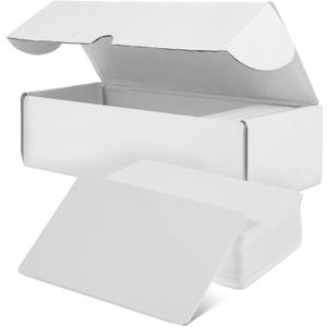 100pcs White NFC Cards Rewritable NTAG215 Blank NFC Tags Programmable PVC CardsSmart Card 504 Bytes Memory