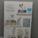 Farmhouse Bathroom Decor Wall Art Rustic Flower and Butterfly Bathroom Pictures Canvas Print Teal Country Bathroom Wall Decor Soak Relax Unwind Bathroom Wall Art Framed Ready To Hang 16''x24''