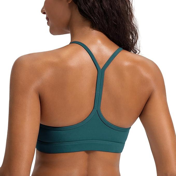JOYSPELS Comfy Racerback Sports Bras for Women with Removable Pads Luxury Dupe for Workout & Daily Use, A-C Cups, Size XS