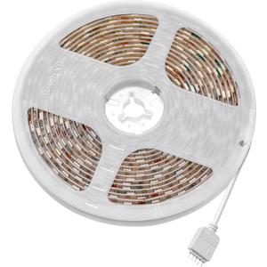 Globe Electric 50584 Wi-Fi Smart LED Strip Light, 2.4Ghz WiFi, 16.4 Feet, Multicolor Changing RGB, Warm White 3000 Kelvin Bendable, Cuttable, Works with Alexa Only, Home Automation, Smart Home