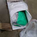 Vinyl PVC 6-Feet Real Estate Sign Post, Realtor Yard Sign Post for Open House and Home for Sale, 47" Arm Holds Up to 36" Sign, White with Flat Cap(No Sign)