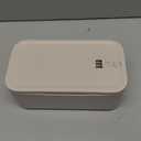 Lockable Storage Box,Medicine Lock Box Travel Case,Refrigerator Bin Container for Food,Medicines,Snacks,Locking Mobile Cell Phone Device Jail,Lockbox for Office,Home,School,Father Gift (Cream Small)