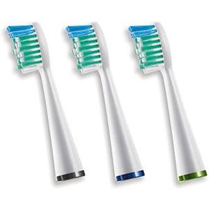 Waterpik Standard Brush Heads, Replacement Tooth Brush Heads For Former Sensonic/Complete Care Models, SRRB-3W, 3 Count